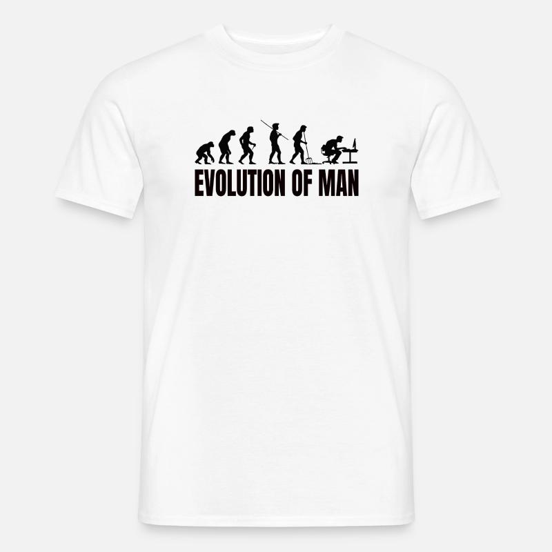 Programmeur Computer Freak Evolution - T-shirt homme - blanc