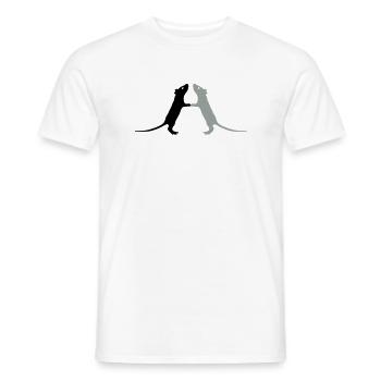 Rats - Men's T-Shirt - white - Front - AI Model Male 178 dark (178cm)