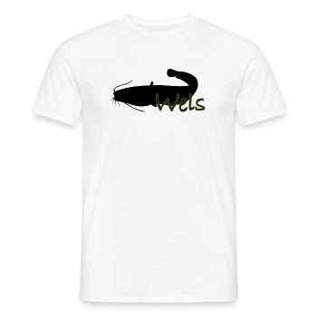 Wels - Männer T-Shirt - Weiß - Vorne - AI Model Male 178 dark (178cm)