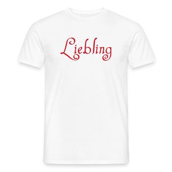 Liebling - Männer T-Shirt - Weiß - Vorne - AI Model Male 178 dark (178cm)
