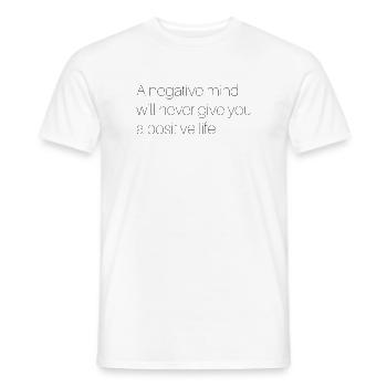 Motivierender Spruch Englisch  - Männer T-Shirt - Weiß - Vorne - AI Model Male 178 dark (178cm)