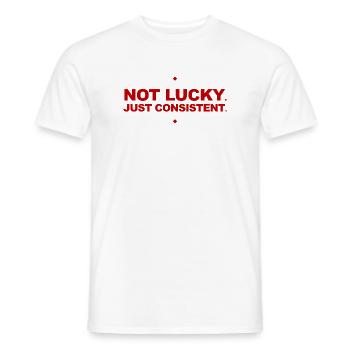 Slogan de la salle de sport de motivation - T-shirt homme - blanc - Devant - AI Model Male 178 dark (178cm)