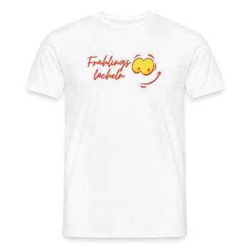 Frühlingslächeln - Wortschätze, vergessene Wörter - Männer T-Shirt - Weiß - Vorne - AI Model Male 178 dark (178cm)