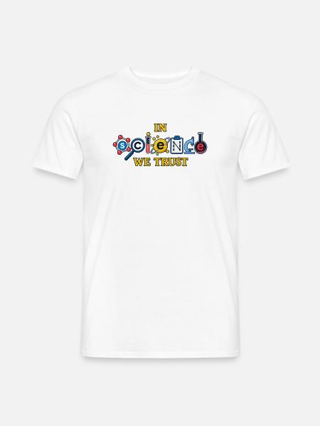 Wissenschaft - Männer T-Shirt - Weiß