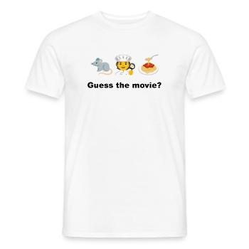 Chef Mouse mit Spaghetti - Männer T-Shirt - Weiß - Vorne - AI Model Male 178 dark (178cm)