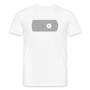 round - T-shirt homme - blanc - Devant - AI Model Male 178 dark (178cm)