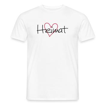 maison de coeur - T-shirt homme - blanc - Devant - AI Model Male 178 dark (178cm)