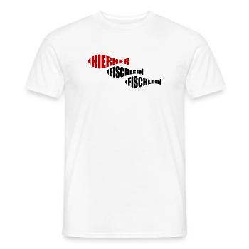 angeln - Männer T-Shirt - Weiß - Vorne - AI Model Male 178 dark (178cm)