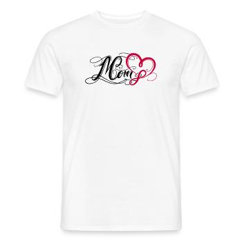 Mom Mama Muttertag - Männer T-Shirt - Weiß - Vorne - AI Model Male 178 dark (178cm)