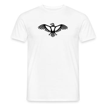 Kondor-Emblem - Männer T-Shirt - Weiß - Vorne - AI Model Male 178 dark (178cm)