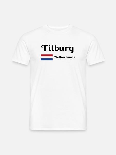 Tilburg, Netherlands- Stylish prints - Men's T-Shirt - white