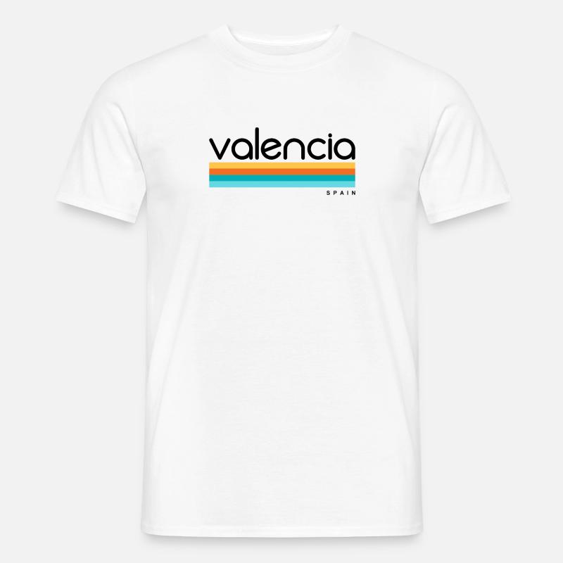 Valencia - Spain - Spanien - Espana - Männer T-Shirt - Weiß