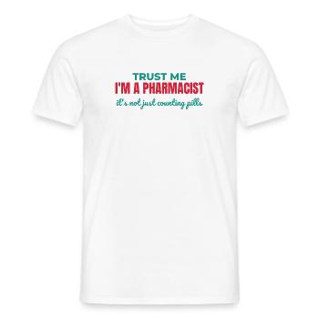 Vertrau mir, ich bin Apotheker, - Männer T-Shirt - Weiß - Vorne - AI Model Male 178 dark (178cm)