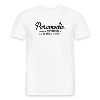 ambulance man - Men's T-Shirt - white - Front - AI Model Male 178 dark (178cm)
