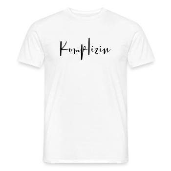 Affic partner girlfriend girlfriend wife - Men's T-Shirt - white - Front - AI Model Male 178 dark (178cm)