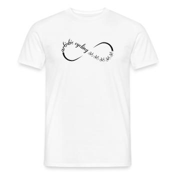 Cyclisme artistique, cyclisme artistique, cyclisme en salle, 4 jamais - T-shirt homme - blanc - Devant - AI Model Male 178 dark (178cm)