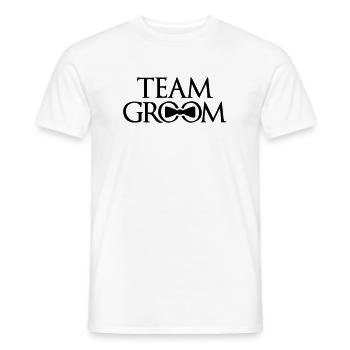 équipe marié bachelor party bachelor party fei - T-shirt homme - blanc - Devant - AI Model Male 178 dark (178cm)