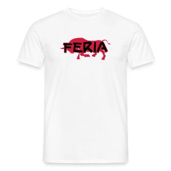 Feria - T-shirt homme - blanc - Devant - AI Model Male 178 dark (178cm)
