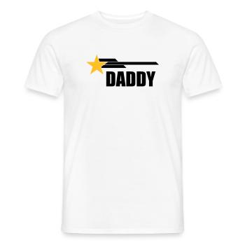 Daddy - T-shirt homme - blanc - Devant - AI Model Male 178 dark (178cm)