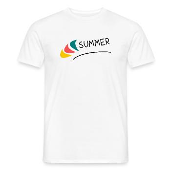 FEIERTAG. FROHE FEIERTAGE. GELIEBTE. MEISTER. LEHRER - Männer T-Shirt - Weiß - Vorne - AI Model Male 178 dark (178cm)