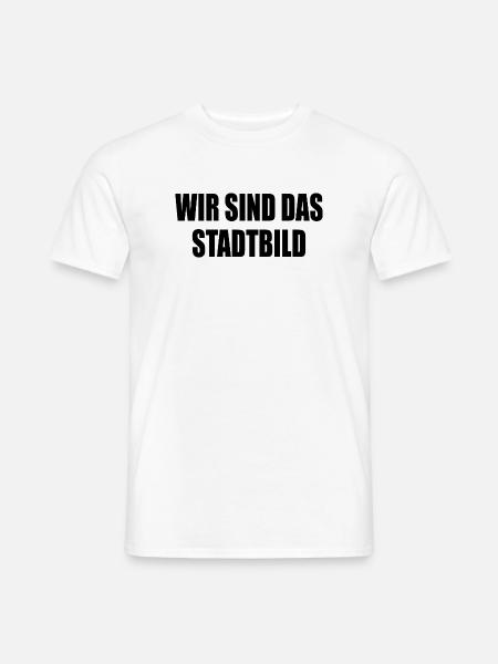 wir sind das stadtbild - Männer T-Shirt - Weiß