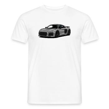 Grey Supersport Roadster - Men's T-Shirt - white - Front - AI Model Male 178 dark (178cm)