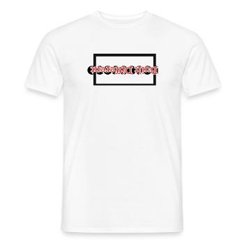 Construit différemment - À l’envers - T-shirt homme - blanc - Devant - AI Model Male 178 dark (178cm)