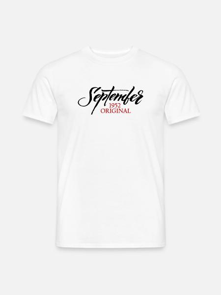 September - Männer T-Shirt - Weiß