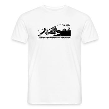 dackel kothaufen  - Männer T-Shirt - Weiß - Vorne - AI Model Male 178 dark (178cm)