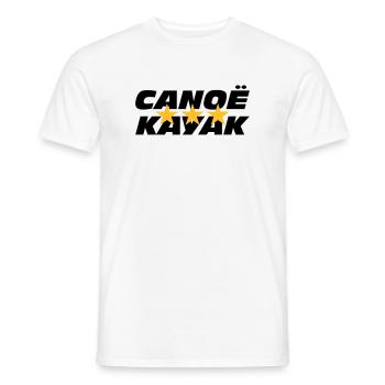 Canoë Kayak - T-shirt homme - blanc - Devant - AI Model Male 178 dark (178cm)