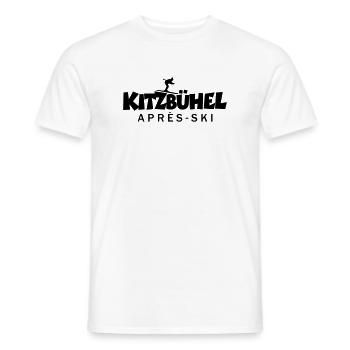 Kitzbühel Après-Ski Skifahrer - Männer T-Shirt - Weiß - Vorne - AI Model Male 178 dark (178cm)