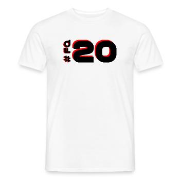 FQ20 2025 Netherlands - Men's T-Shirt - white - Front - AI Model Male 178 dark (178cm)