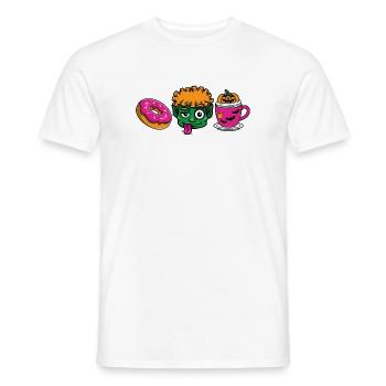 OGRE_TIME - T-shirt homme - blanc - Devant - AI Model Male 178 dark (178cm)
