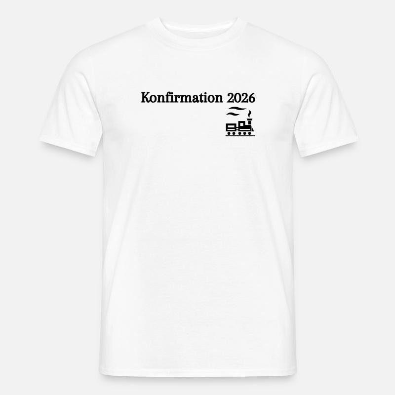 Konfirmation 2026 Trossymboltog - Mænd T-shirt - hvid