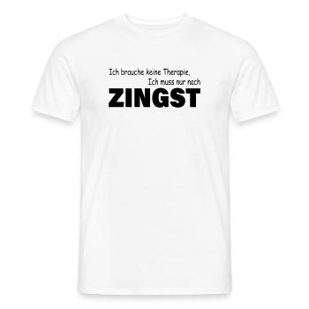 Thérapie Zingst - T-shirt homme - blanc - Devant - AI Model Male 178 dark (178cm)