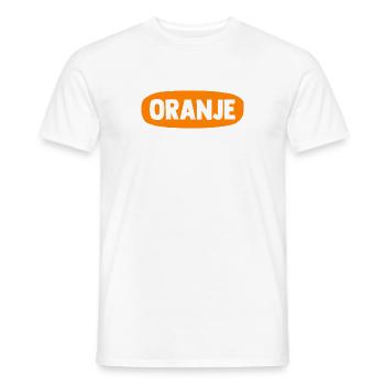 Oranje - Nederland - Niederlande - Netherlands - Männer T-Shirt - Weiß - Vorne - AI Model Male 178 dark (178cm)