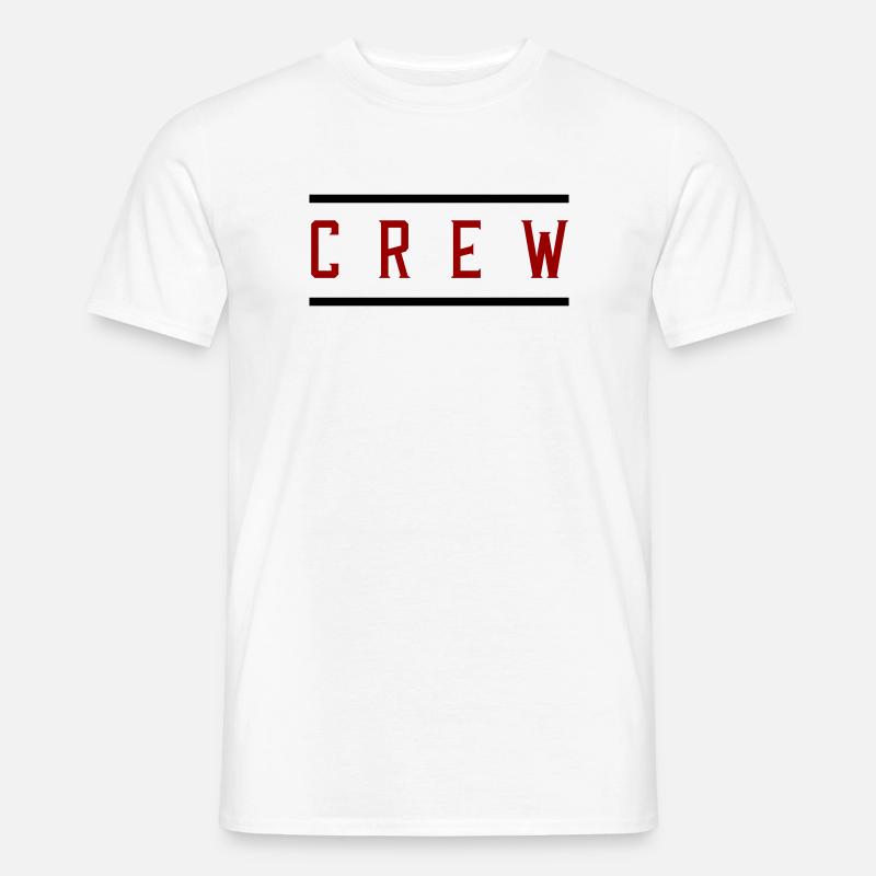 Crew - Männer T-Shirt - Weiß