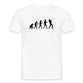 Instrument Harmonica Evolution Harmonica - Men's T-Shirt - white - Front - AI Model Male 178 dark (178cm)