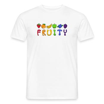 fruchtig - Männer T-Shirt - Weiß - Vorne - AI Model Male 178 dark (178cm)