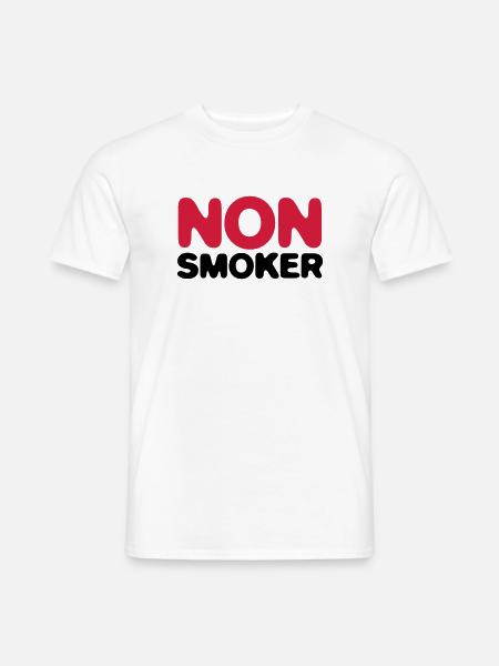 I dont smoke! - Men's T-Shirt - white