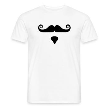 Bart - Männer T-Shirt - Weiß - Vorne - AI Model Male 178 dark (178cm)