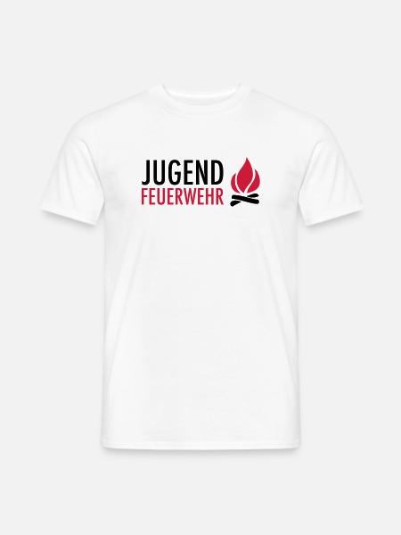 Young firefighters with flame - Men's T-Shirt - white