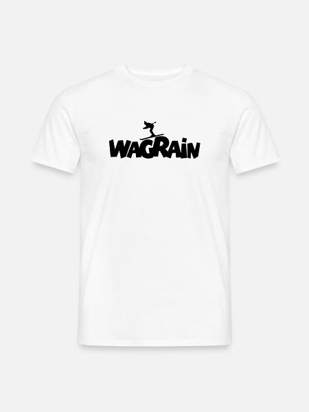 Wagrain Ski Skifahrer Wintersport - Männer T-Shirt - Weiß