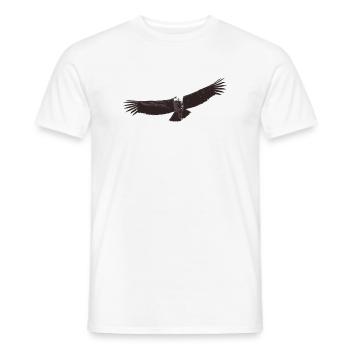 Condor - Men's T-Shirt - white - Front - AI Model Male 178 dark (178cm)