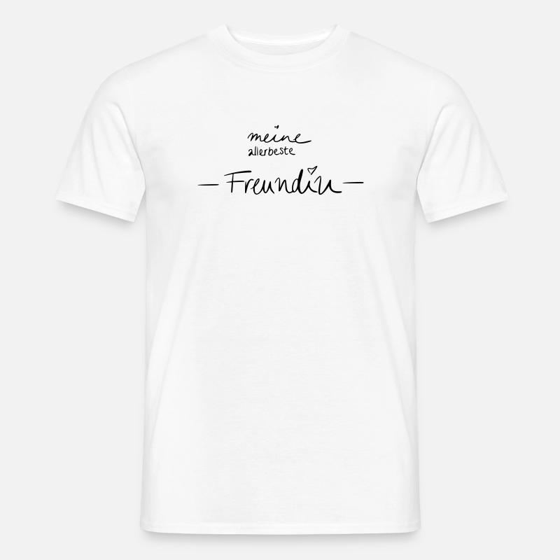Meine allerbeste Freundin - Männer T-Shirt - Weiß