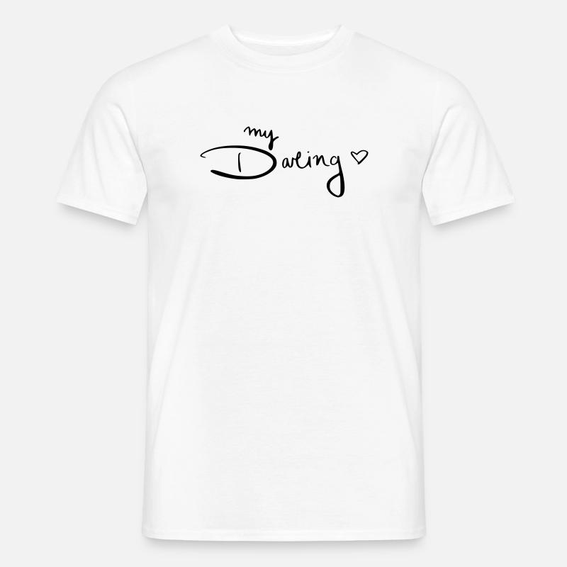 My Darling - Männer T-Shirt - Weiß