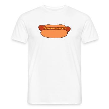 Hot dog Wurst - Männer T-Shirt - Weiß - Vorne - AI Model Male 178 dark (178cm)