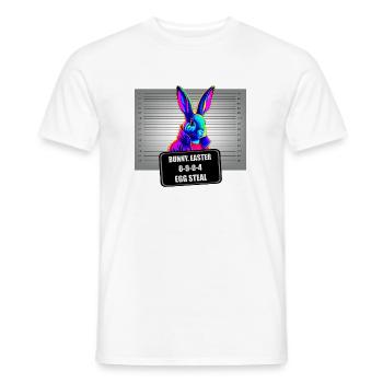 Osterhase - Männer T-Shirt - Weiß - Vorne - AI Model Male 178 dark (178cm)