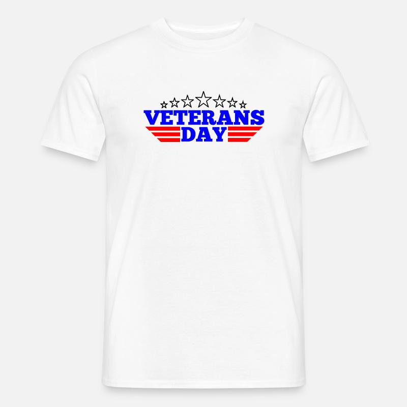 Logo Veterans Day - Männer T-Shirt - Weiß