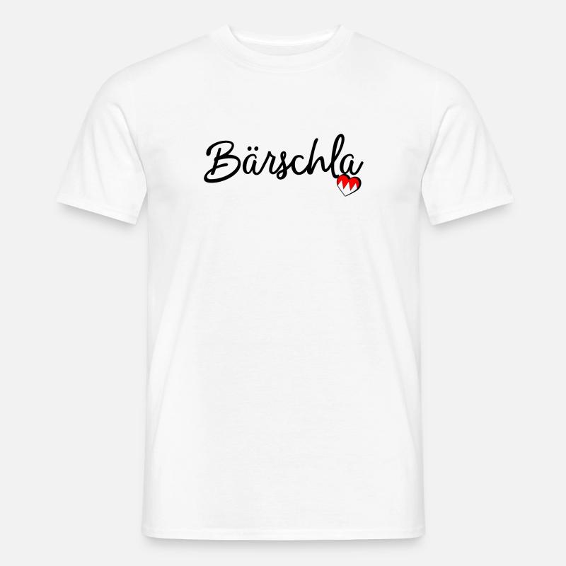 Bärschla - Männer T-Shirt - Weiß